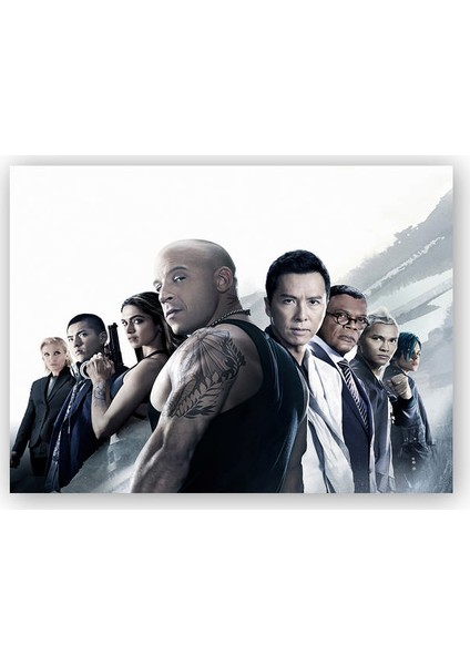 Ahşap Tablo XXX Return of Xander Cage Full Kadro