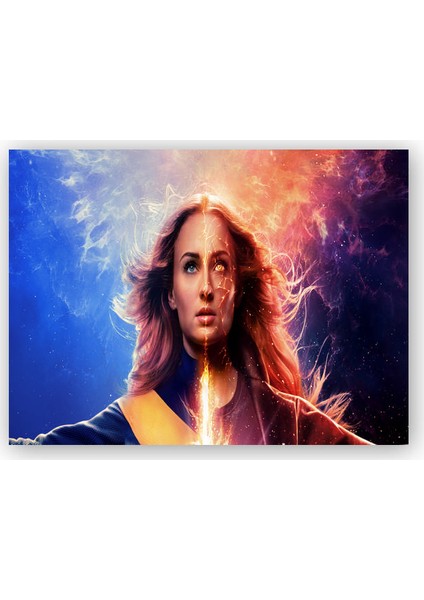 Ahşap Tablo Dark Phoenix Sophie Turner