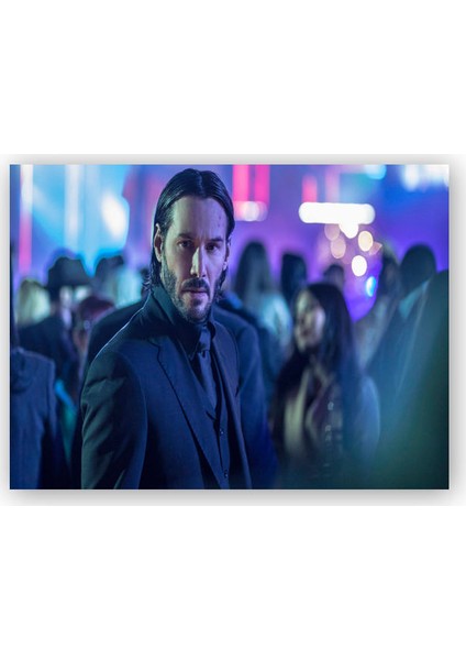 Ahşap Tablo John Wick-2 Keanu Reeves
