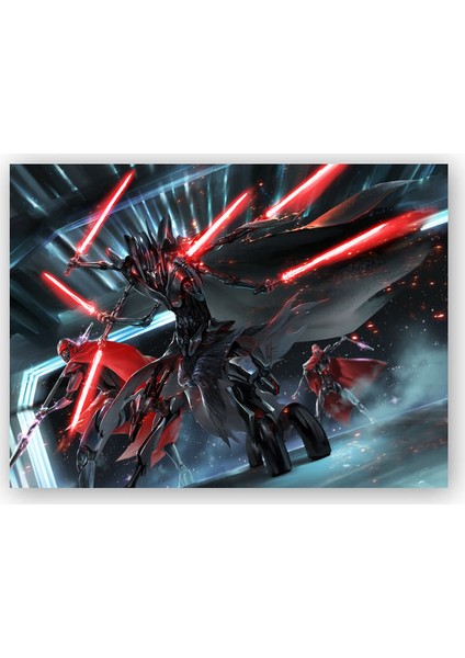 Ahşap Tablo Star Wars General Grievous