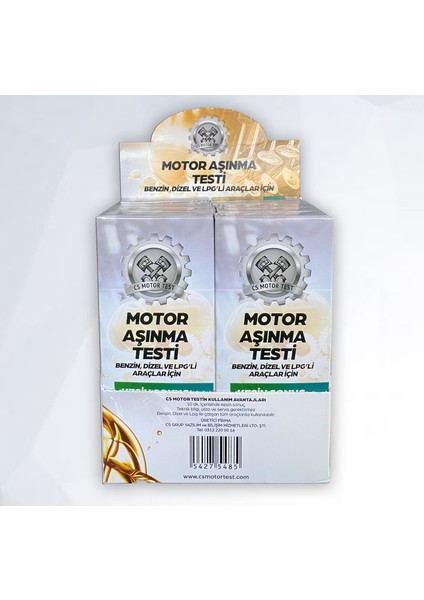 Cs Motor Aşınma Testi -  10'lu Paket