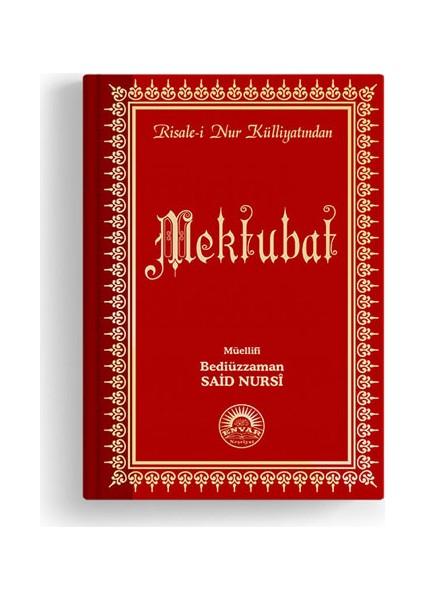 Mektubat-Orta Boy-Sırtı Deri - Bediüzzaman Said Nursi