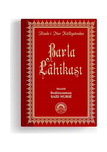 Barla Lâhikası-Orta Boy-Sırtı Deri - Bediüzzaman Said Nursi