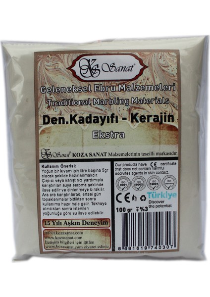 Kerajin - Deniz Kadayıfı Extra 100 gr