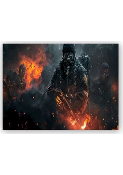 Ahşap Tablo Rainbow Six Siege Tom Clancy The Division