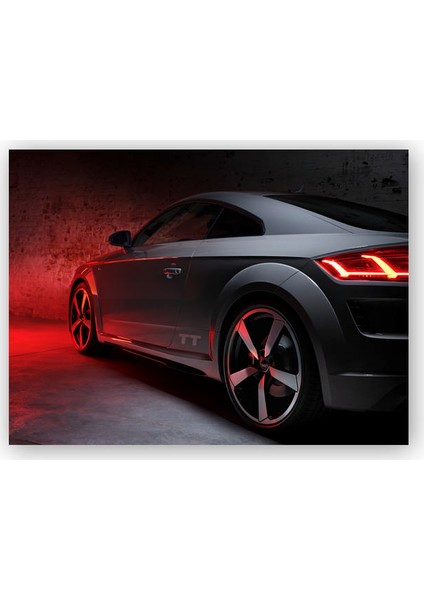 Ahşap Tablo Audi TT Quattro S Line Quantum Gray Edition