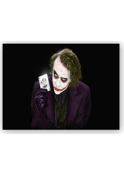 Ahşap Tablo Joker Heath Ledger