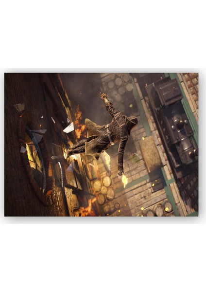 Ahşap Tablo Assassins Creed Relevations İstasyondaki Suikastçi