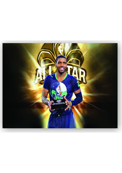 Ahşap Tablo NBA All Star 2014 Kyrie Irwing