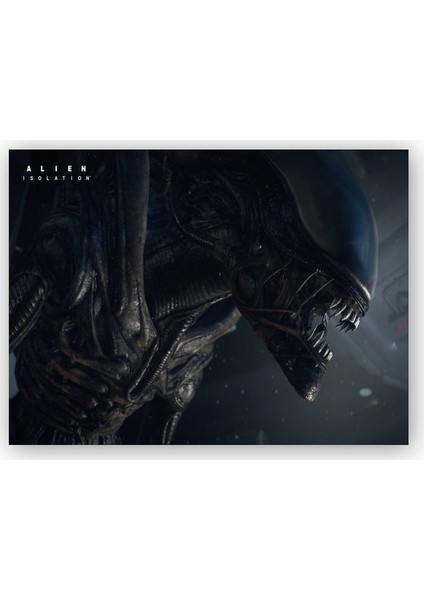 Ahşap Tablo Alien Isolation