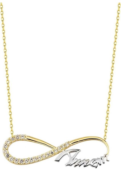 Sonsuz Annem Altın Kolye 14K Gold