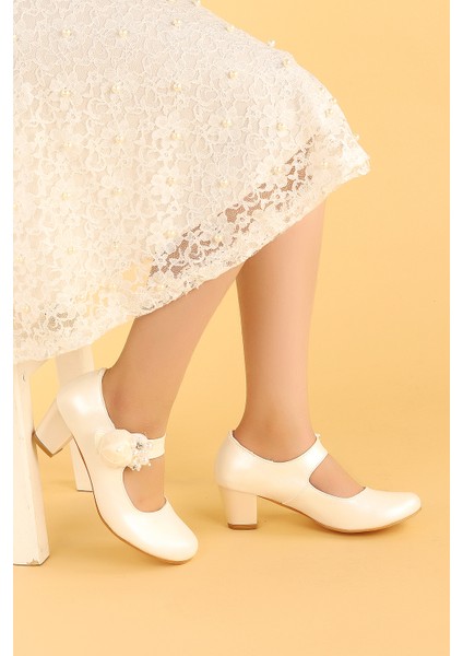 Angelina Cilt Günlük Kız Çocuk 4 Cm Topuklu Abiye Ayakkabı fiyatları