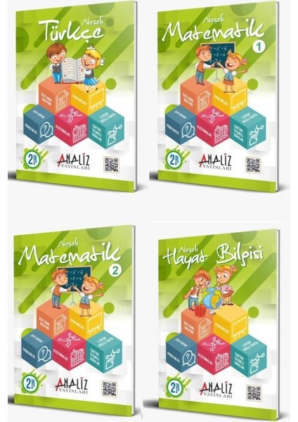 2.Sınıf Neşeli Kazandıran Eğitim Seti 4 Kitap