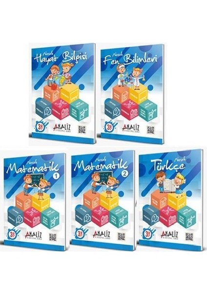 3.Sınıf Neşeli Kazandıran Eğitim Seti 5 Kitap