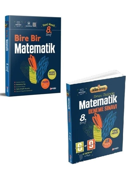 8. Sınıf LGS 8. Sınıf Birebir Matematik + Denemesi Seti