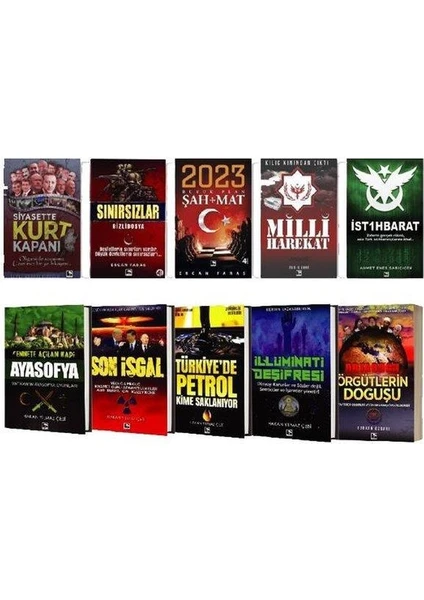 Çınaraltı Hazine Seti 10 Kitap - Ercan Faraş - Tarık İnce - Hakan Yılmaz Çebi