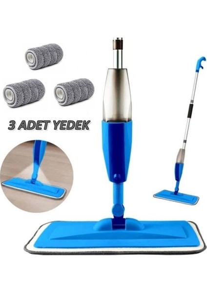 Sprey Microfiber Mop 300 cc +3 Yedek Mop