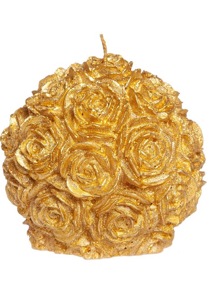 Shinny Gold Çiçek Mum