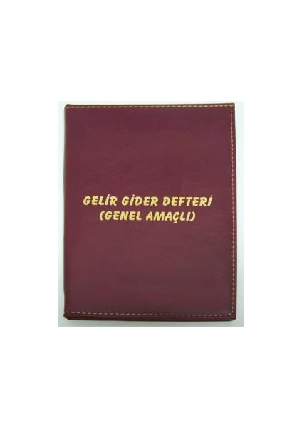 Gelir - Gider Defteri Genel Amaçlı