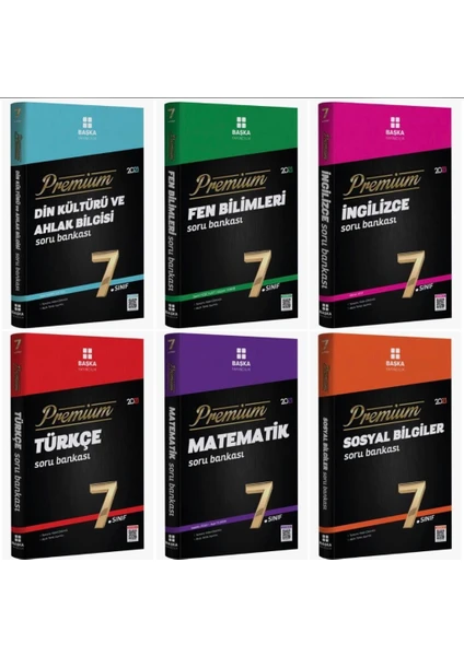 Başka 7. Sınıf Premium Süper Set 6 Kitap