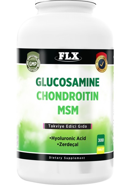 Glukozamin Kondroitin Msm Hyaluronic Acid Zerdeçal 300 Tablet x 3 Kutu 900 Tablet modelleri