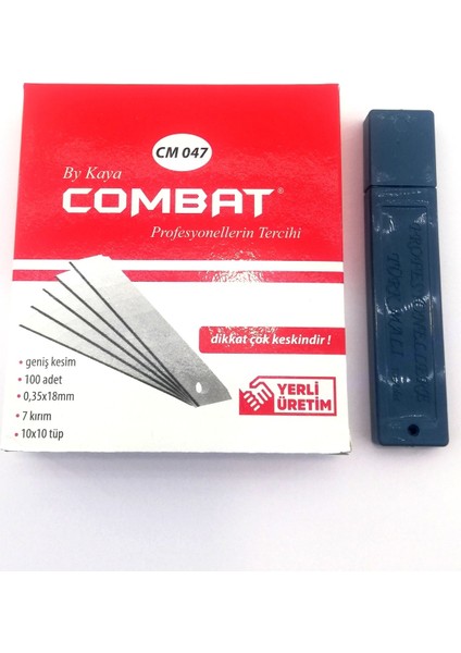 Eko Maket Bıçağı Yedeği 18 mm Geniş 100'LÜ