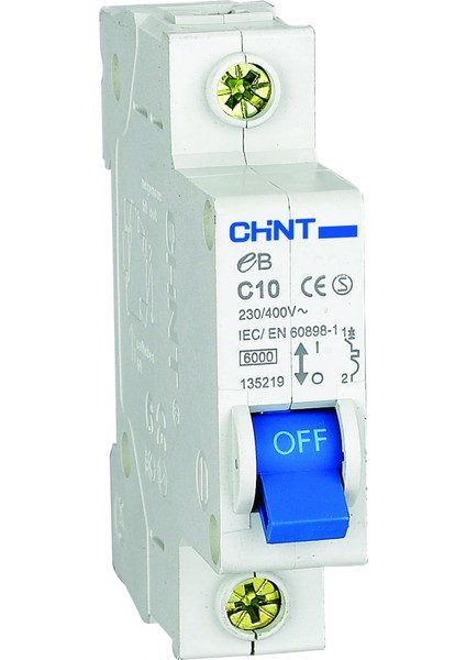 Chınt 186419 20A 1 Kutup C Tip 4.5ka Otomatik Sigorta