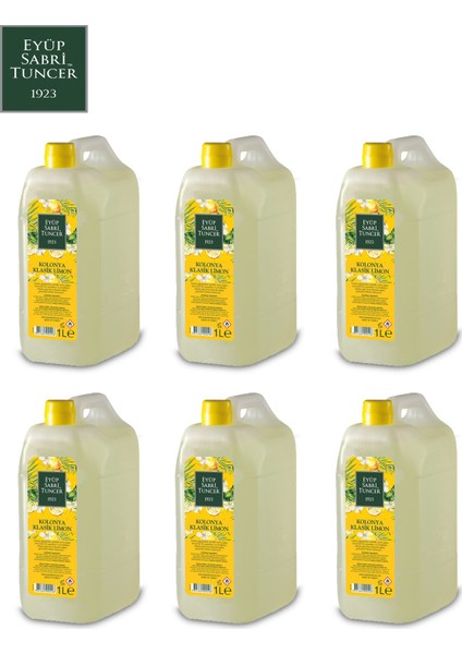 Limon Kolonyası | 1 Litre ( Pvc Şişe - 80 Derece )