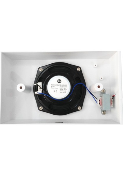 Rs Audıo QUE-WL10T 6W-100V Duvar Hoparlörü Beyaz