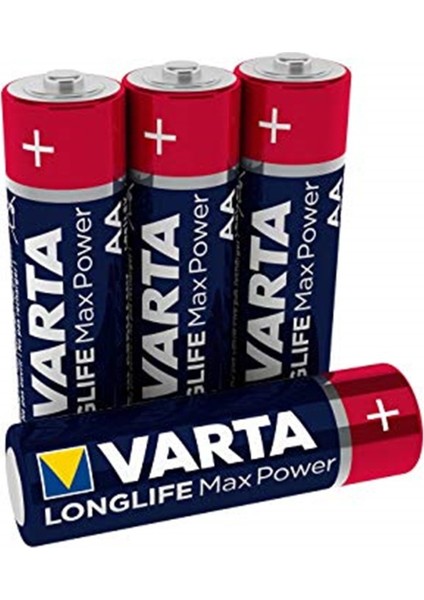 Longlife Max Power AA Alkalin Kalem Pil 4'Lü