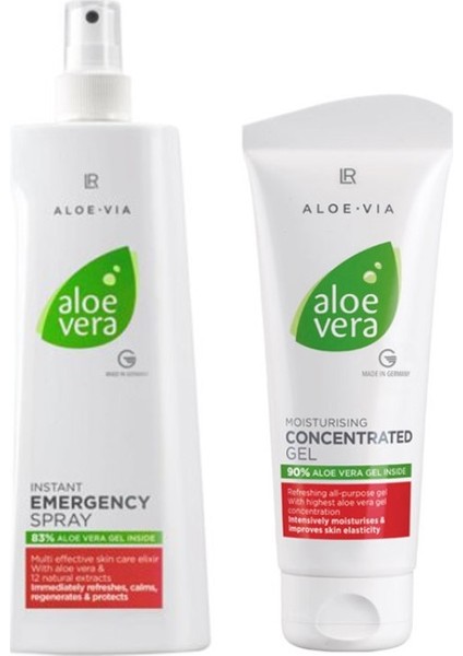 Aloe Vıa Aloe Vera Konsantre Jel+Aloe Vera Acil Yardım Spreyi