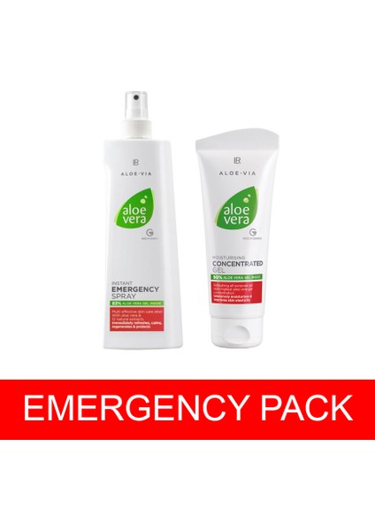 Aloe Vıa Aloe Vera Konsantre Jel+Aloe Vera Acil Yardım Spreyi