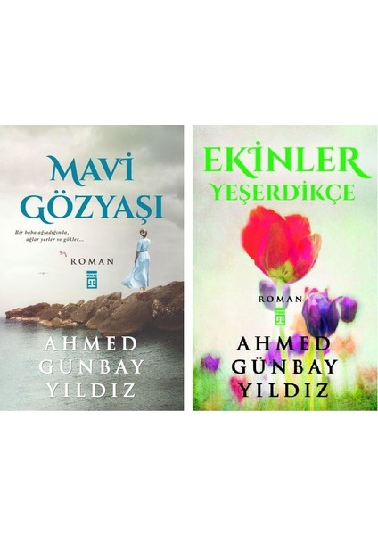 Yıldız Ekinler Yeşerdikçe - Mavi Gözyaşı - Ahmed Günbay Yıldız-  2 Kitap