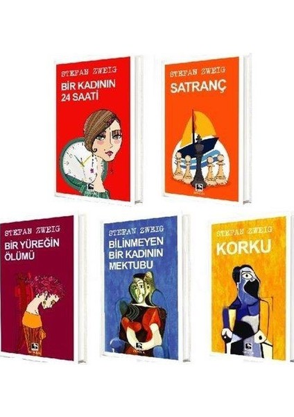 Çınaralltı Stefan Zweig Seti 5 Kitap - Stefan Zweig