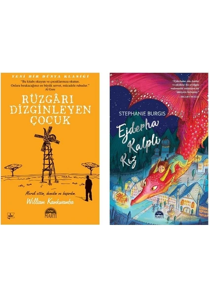 Ejderha Kalpli Kız - Rüzgarı Dizginleyen Çocuk - 2 Kitap