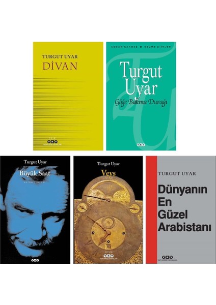Divan - Göğe Bakma Durağı - Büyük Saat - Veys - Dünyanın En Güzel Arabistanı - 5 Kitap - Turgut Uyar