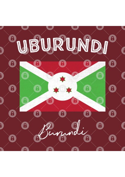 Burundi Flag Kupa Bardak