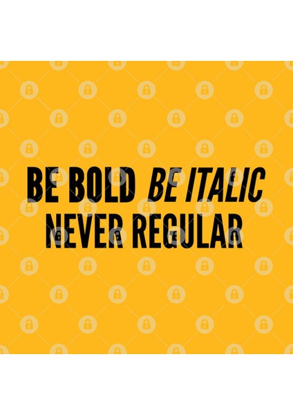 Clever Joke - Be Bold Be Italic Never Regular - Witty Slogan Funny Statement Kupa Bardak