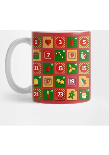Advent Calendar Christmas Design Kupa Bardak