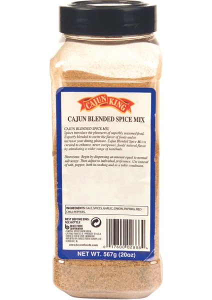 Cajun King Cajun Blended Spıce Mıx 567 gr