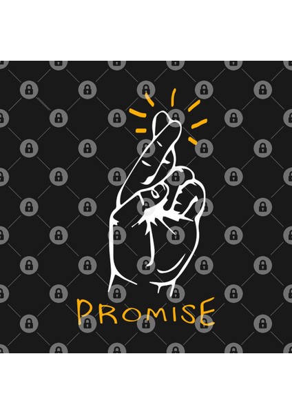 I Promise - Fingers Crossed Kupa Bardak