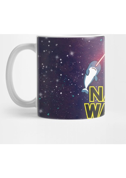 Nar Wars Narwhal Space Star Fighting Saber Light War Kupa Bardak