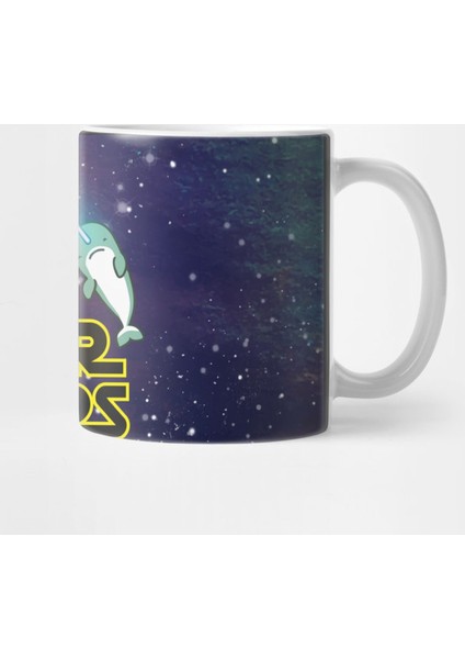 Nar Wars Narwhal Space Star Fighting Saber Light War Kupa Bardak