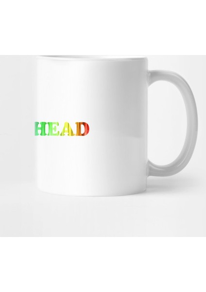 Rainbow Hobbit Head Kupa Bardak