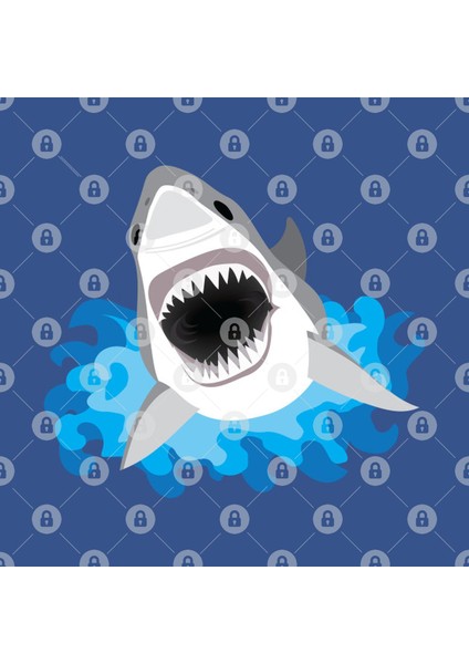 Shark Attack Kupa Bardak