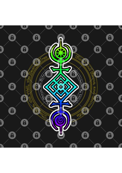 Cosmos Sigil Rondel Kupa Bardak