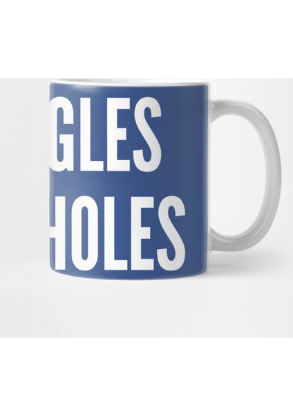 Geeky Math Joke - Triangles Are A-Holes - Funny Joke Statement Humor Slogan Kupa Bardak