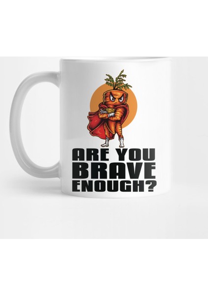 Foodietoon / The Angry Carrot "Are You Brave Enough" Kupa Bardak