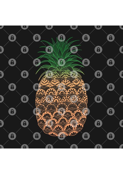 Tropical Summer Pineapple Kupa Bardak