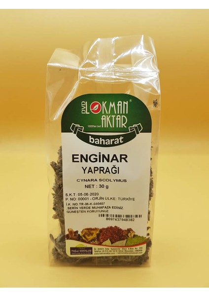 Enginar Yaprağı 30 gr